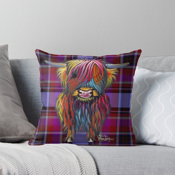 Item preview, SCoTTiSH HiGHLaND CoW ' TaRTaN BRaVe ONe ' by SHiRLeY MacARTHuR designed and sold by Shirley MacArthur Limited.