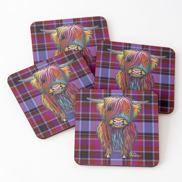 Item preview, SCoTTiSH HiGHLaND CoW ' TaRTaN BRaVe ONe ' by SHiRLeY MacARTHuR designed and sold by Shirley MacArthur Art.