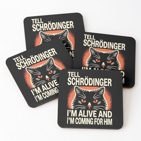 Item preview, Schrödinger's Cat, Alive and Kicking designed and sold by Creative Magia.