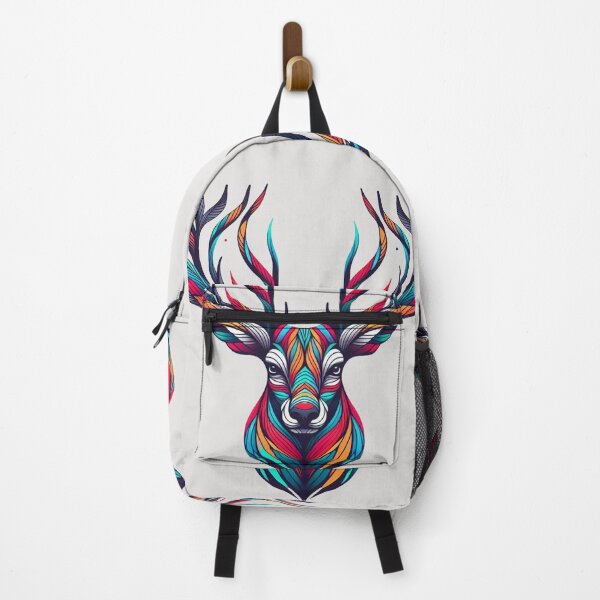 Item preview, Colorful Deer Head for ornaments designed and sold by Nanthanon.