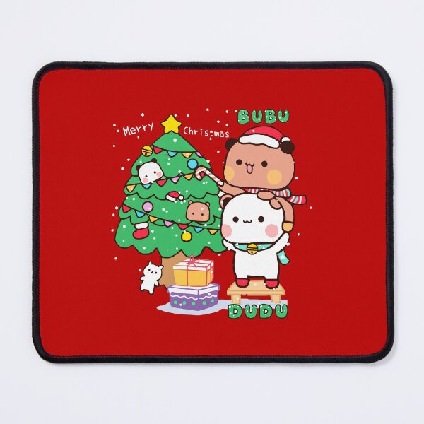 Item preview, Bubu Dudu Christrmas: Adorable Eco-Friendly Panda Couple - Perfect Merry Christmas Gifts! Sticker designed and sold by DailyVines.