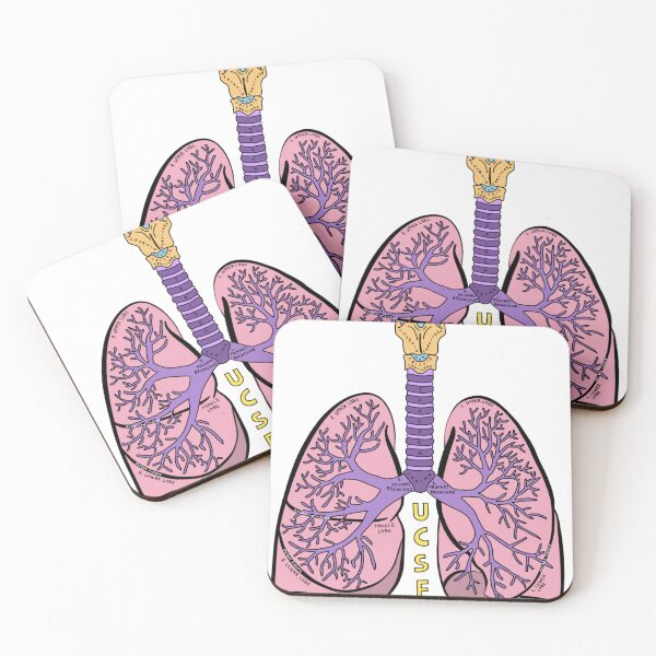 Item preview, Cartoon Anatomical Lung - UCSF designed and sold by RachelHuynh8.
