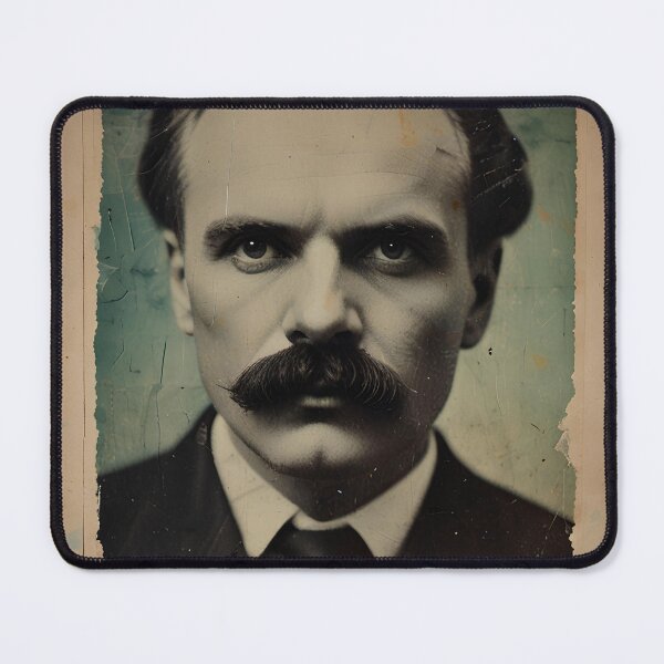 Item preview, Friedrich Nietzsche portrait designed and sold by JaneBadness.