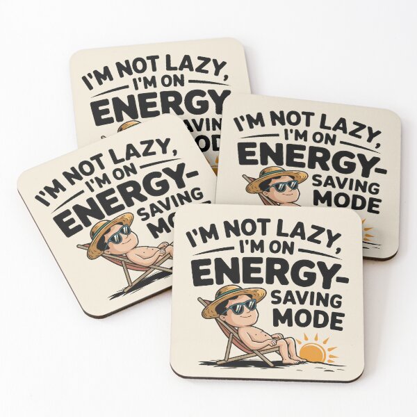 Item preview, I'm Not Lazy, I'm on Energy-Saving Mode, T-Shirt  designed and sold by MagicByAmos.