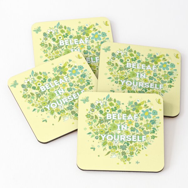 Item preview, Beleaf in yourself, Believe in yourself, Gift for plant lovers, Motivational quote designed and sold by Wennebabs.