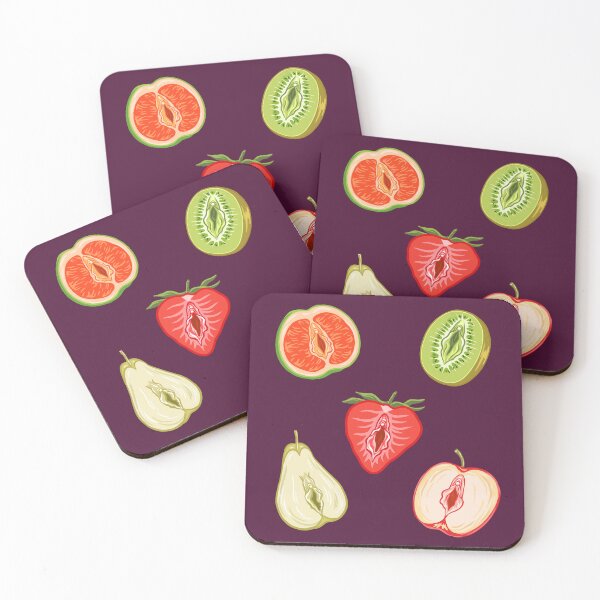 Item preview, Sexy Vulva Fruits  designed and sold by nukartDesigns.