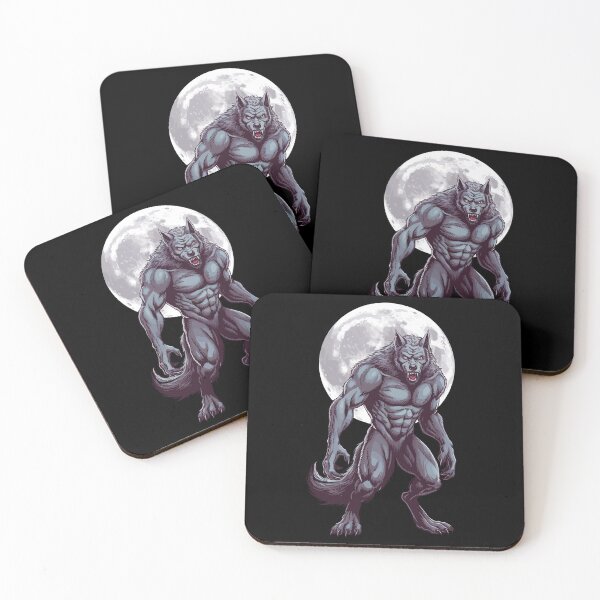 Item preview, Werewolf and full moon designed and sold by deathanarchy.