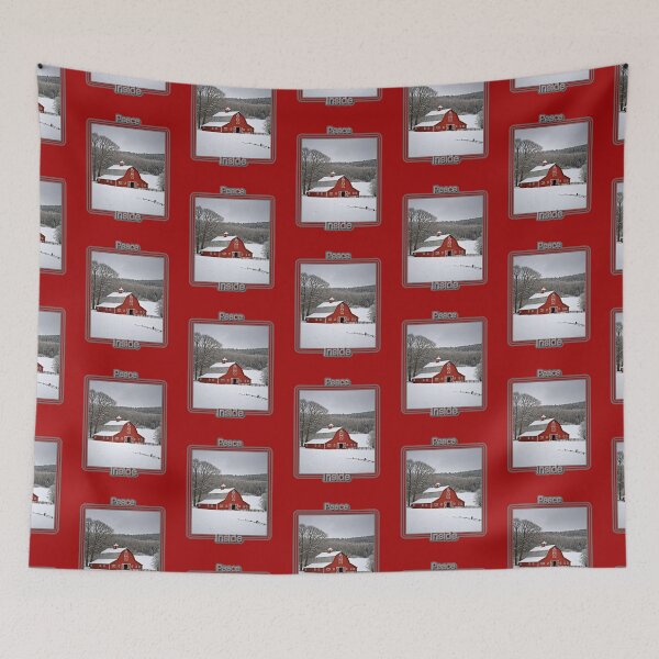 Item preview, May You Find Peace Inside the Red Barn designed and sold by dontcryimhere.