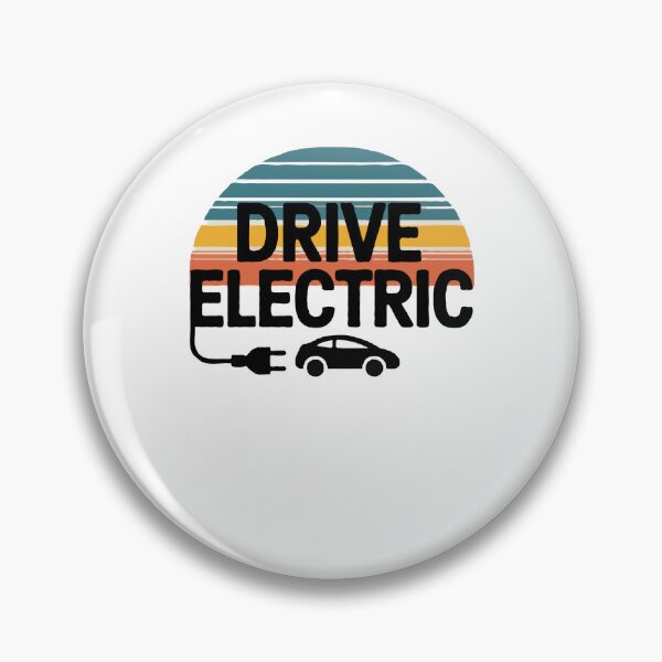 Item preview, Drive Electric Silhouette Car Plug Sunset designed and sold by InsanseCreation.