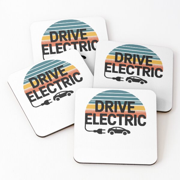 Item preview, Drive Electric Silhouette Car Plug Sunset designed and sold by InsanseCreation.