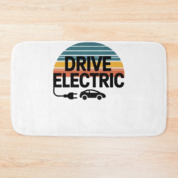 Item preview, Drive Electric Silhouette Car Plug Sunset designed and sold by InsanseCreation.