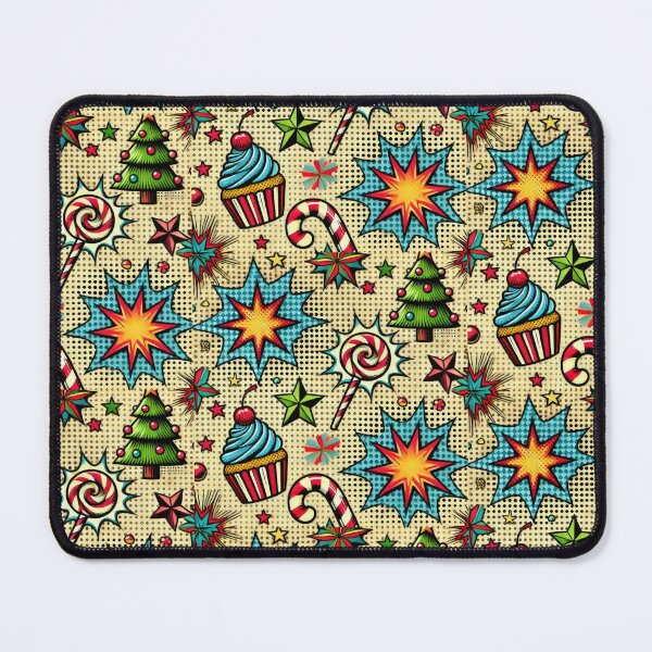 Item preview, Christmas Vintage Pop Art funny colorful Pattern, Christmas funny Art Pattern,Christmas funny ,Christmas Pop Art,Christmas Funny Pattern designed and sold by Expressions-Sel.