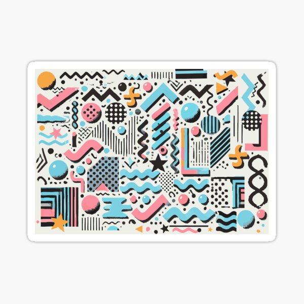 Item preview, Memphis 80s Pattern - Bold Retro Design for Interior Decor, Fashion, and Street Style designed and sold by Teemaniac.