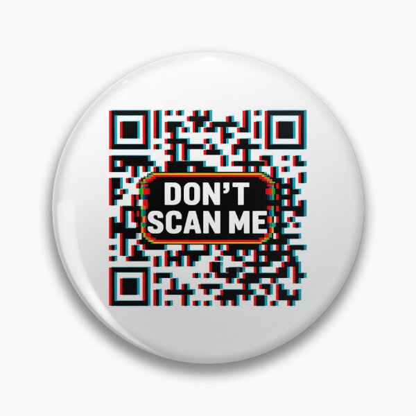 Item preview, Don't Scan Me Retro Digital Warning designed and sold by Amanda's Factory.