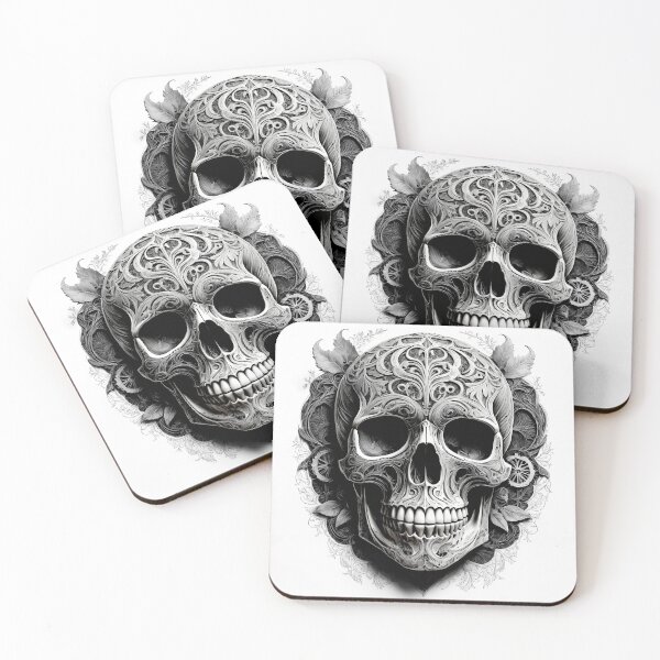 Item preview, Filigree vintage skull designed and sold by Cimbart.