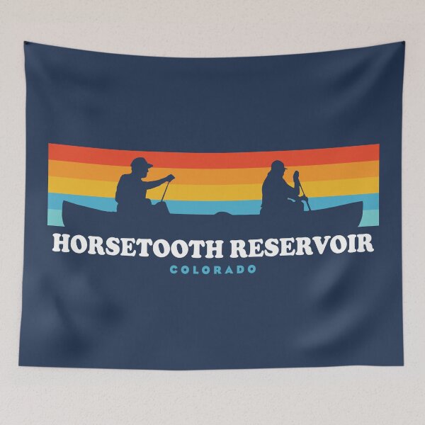 Item preview, Horsetooth Reservoir Colorado Canoe designed and sold by Esskay Designs.