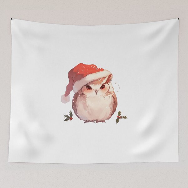 Item preview, Your cute happy friend christmas owl designed and sold by PatternFly.