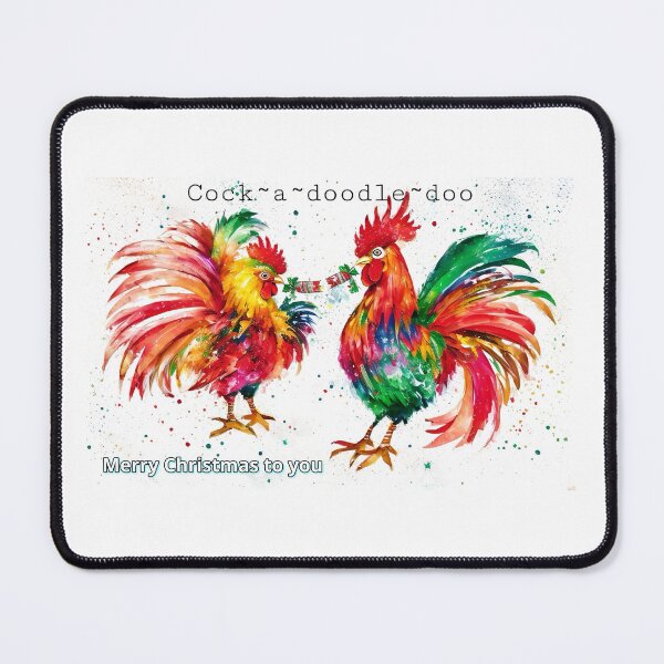 Item preview, Roosters be cracking Christmas crackers! designed and sold by AliciaSanson.