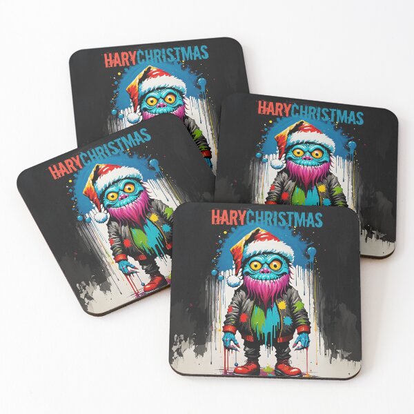 Item preview, Festive Chaos – Crazy Christmas Monster designed and sold by ironpalette.