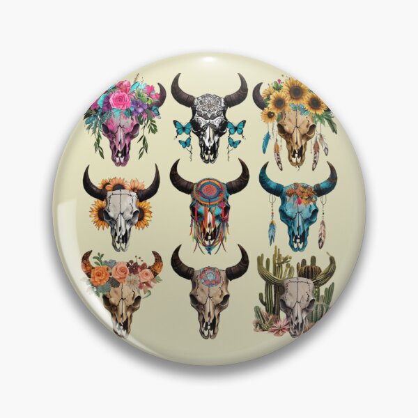 Item preview, Bohemian Bull Skulls  designed and sold by Aise06.