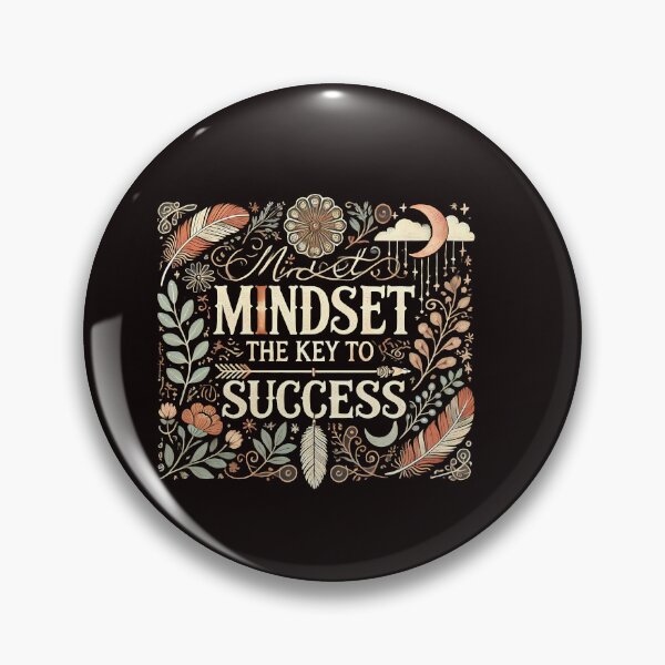Item preview, Motivational Quote, Mindset is the Key to Success  designed and sold by Logiamerch.