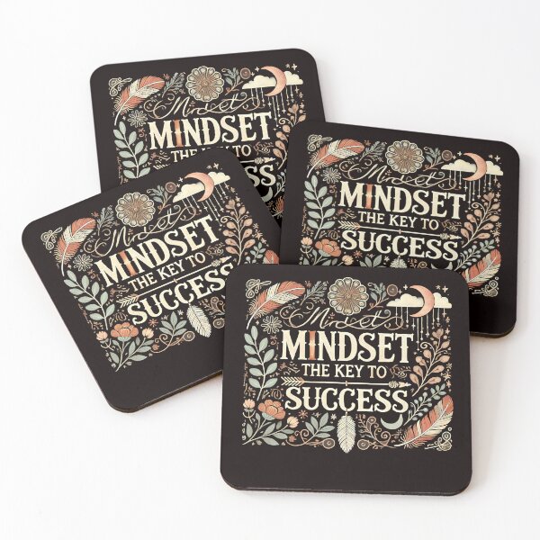 Item preview, Motivational Quote, Mindset is the Key to Success  designed and sold by Logiamerch.