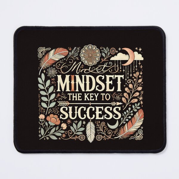 Item preview, Motivational Quote, Mindset is the Key to Success  designed and sold by Logiamerch.