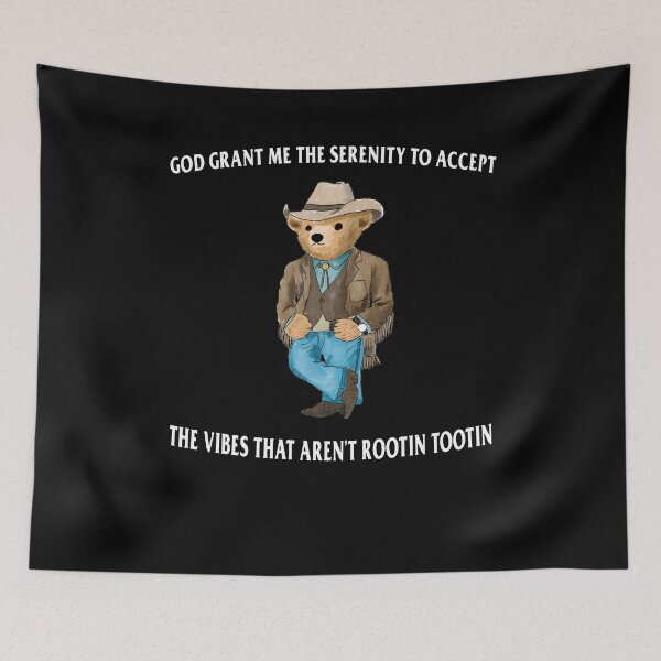 Item preview, Serenity Bear The Vibes That Aren't Rootin Tooting designed and sold by Wisppiaa.