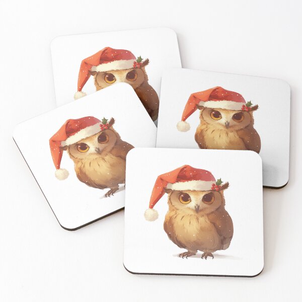 Item preview, Your cute happy friend christmas owl designed and sold by PatternFly.