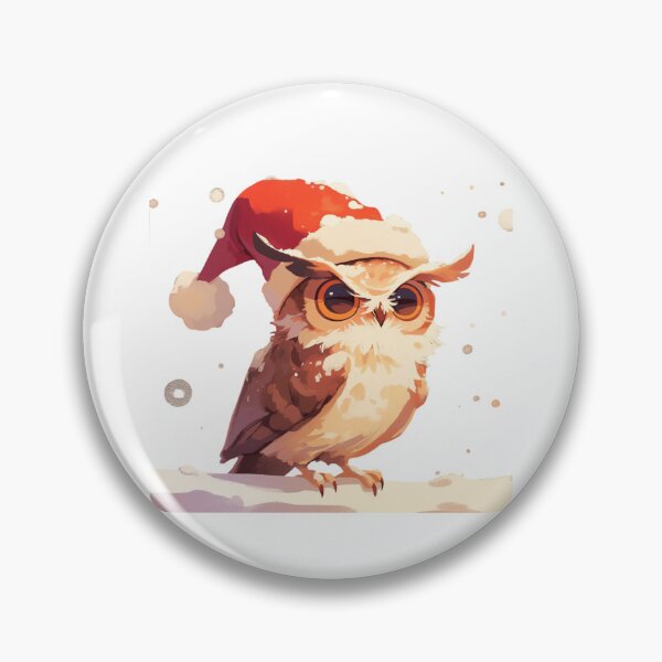Item preview, Your cute happy friend christmas owl designed and sold by PatternFly.