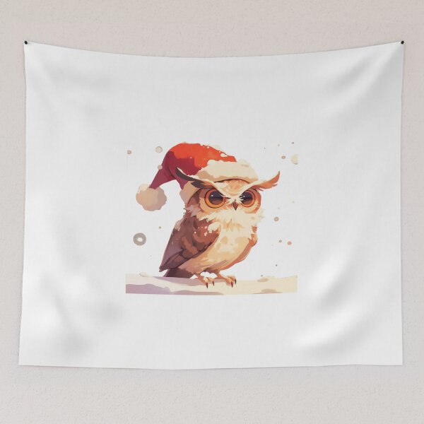 Item preview, Your cute happy friend christmas owl designed and sold by PatternFly.