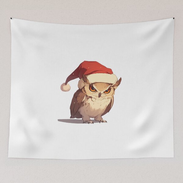 Item preview, Your cute happy friend christmas owl designed and sold by PatternFly.