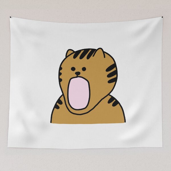 Item preview, a Cat with big mouth designed and sold by superbaechoo.