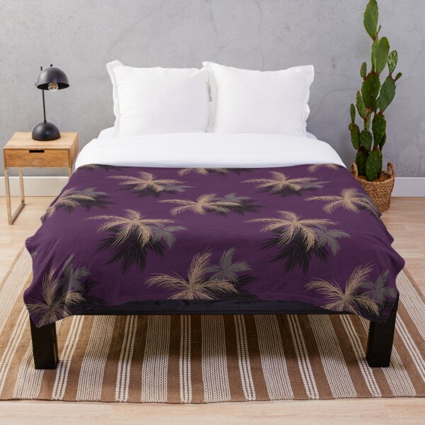 Item preview, Tropical Chic Pattern on Plum Background designed and sold by Leufia.