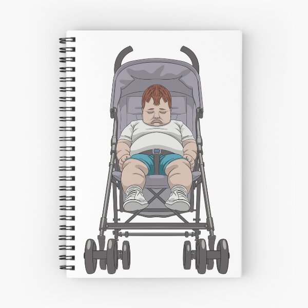 Item preview, Fat child in a pushchair designed and sold by EAVE Studio.