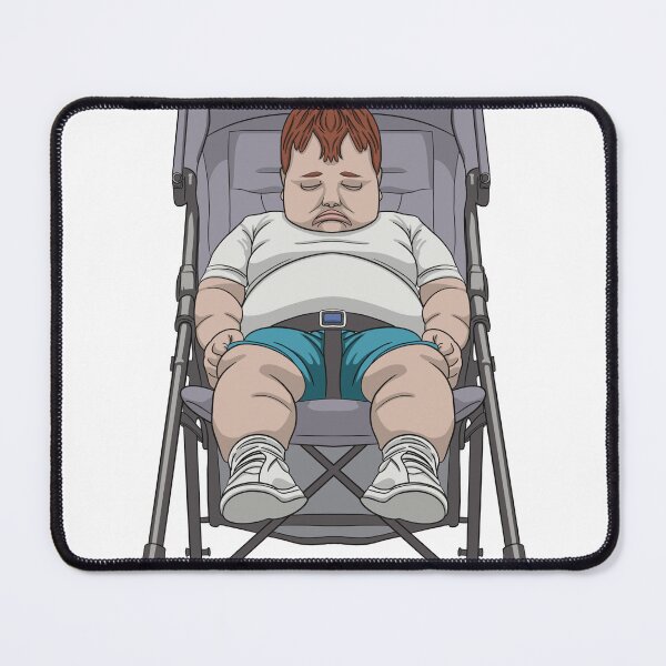 Item preview, Fat child in a pushchair designed and sold by EAVE Studio.