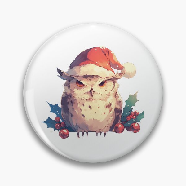Item preview, Your cute happy friend christmas owl designed and sold by PatternFly.