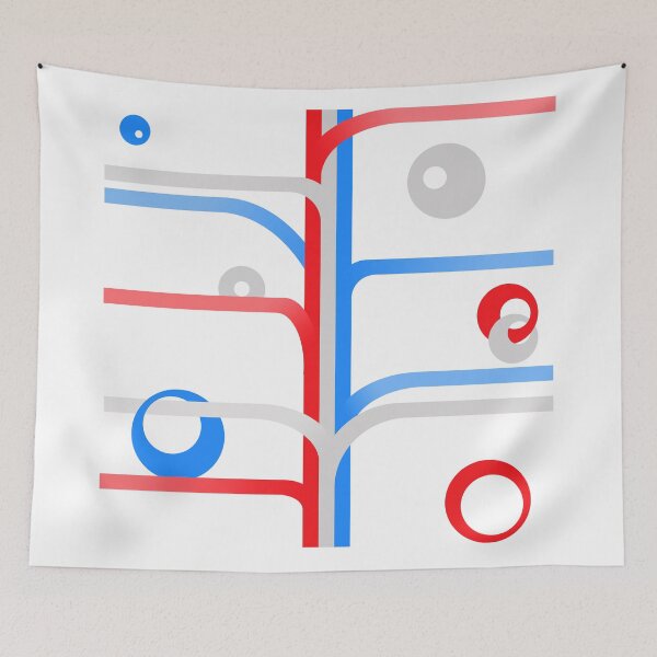 Item preview, Stripes and circles - Luxembourg flag colours designed and sold by GetItGiftIt.