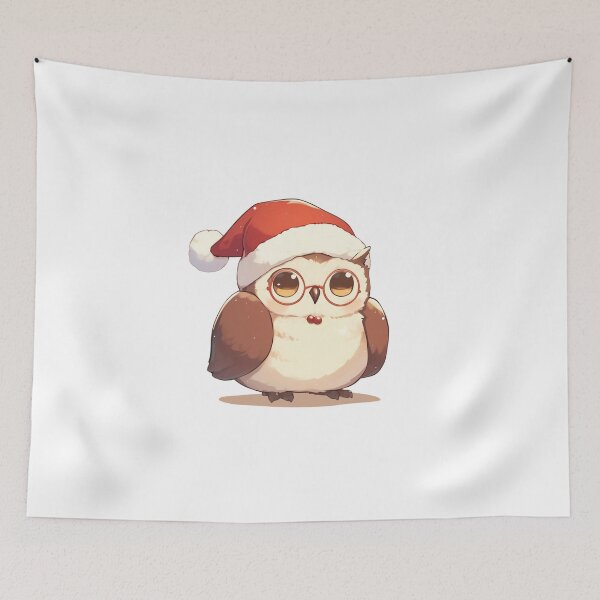 Item preview, Your cute happy friend christmas owl designed and sold by PatternFly.