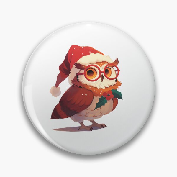 Item preview, Your cute happy friend christmas owl designed and sold by PatternFly.