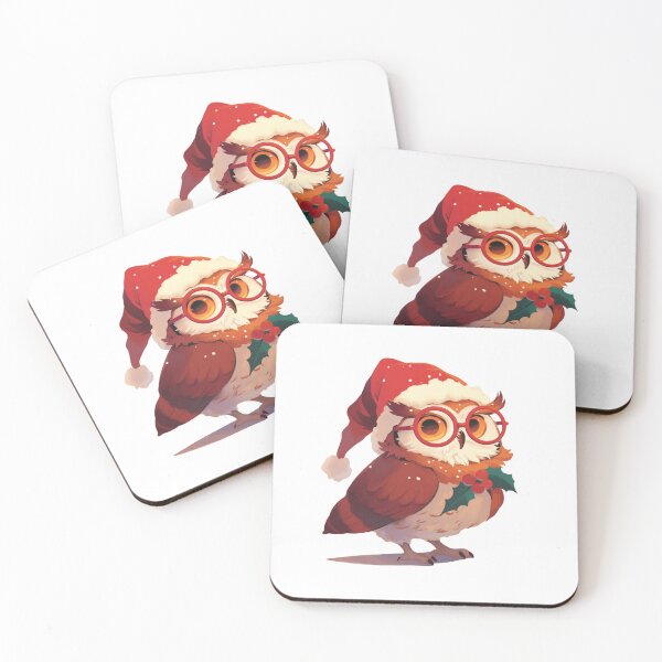 Item preview, Your cute happy friend christmas owl designed and sold by PatternFly.