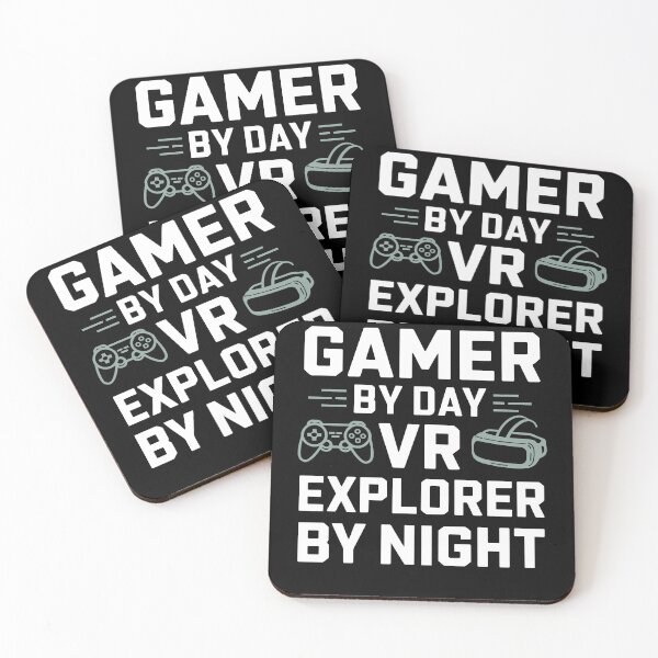 Item preview, Gamer by Day VR Explorer by Night designed and sold by InsanseCreation.