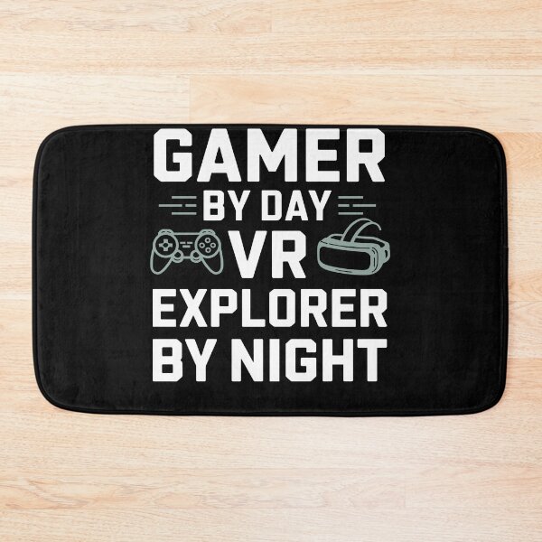 Item preview, Gamer by Day VR Explorer by Night designed and sold by InsanseCreation.