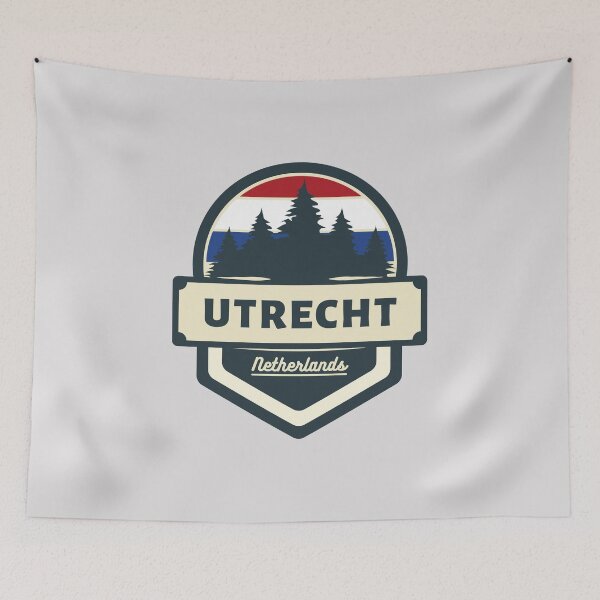 Item preview, Utrecht Netherlands Retro Vintage Badge designed and sold by World Designs.