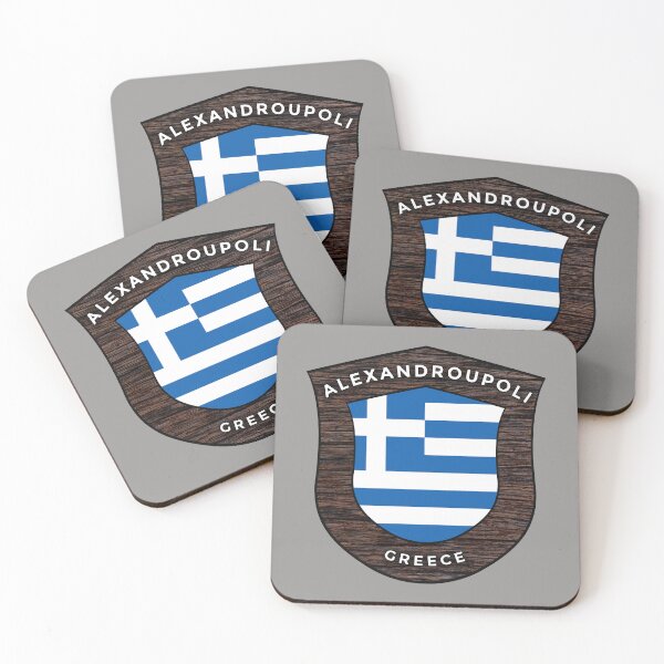 Item preview, Alexandroupoli Greece Emblem Flag designed and sold by World Designs.