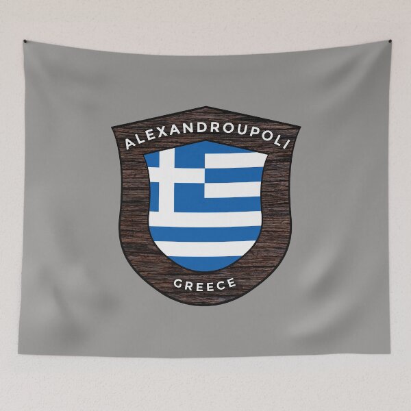Item preview, Alexandroupoli Greece Emblem Flag designed and sold by World Designs.