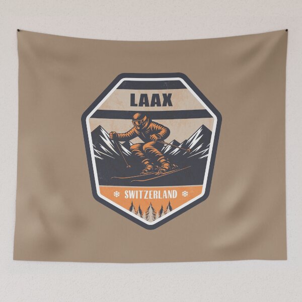 Item preview, Laax Switzerland Winter Skiing Design designed and sold by CynthiaGraphics.