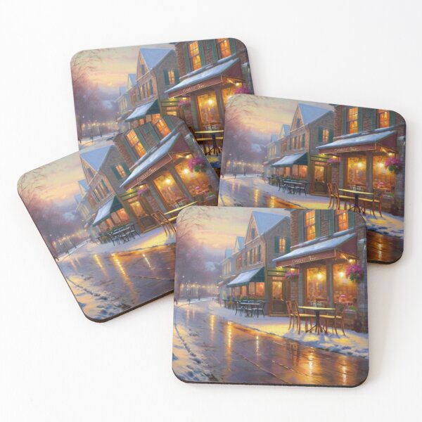 Artikelvorschau, Quiet Streets and Café Glow entworfen und verkauft von BlareBlare.