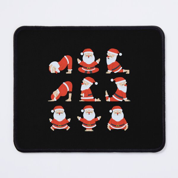 Item preview, Santa Claus Doing Yoga Funny Christmas designed and sold by luannsemmsobre.