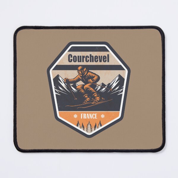 Item preview, Courchevel France Winter Skiing Design designed and sold by CynthiaGraphics.